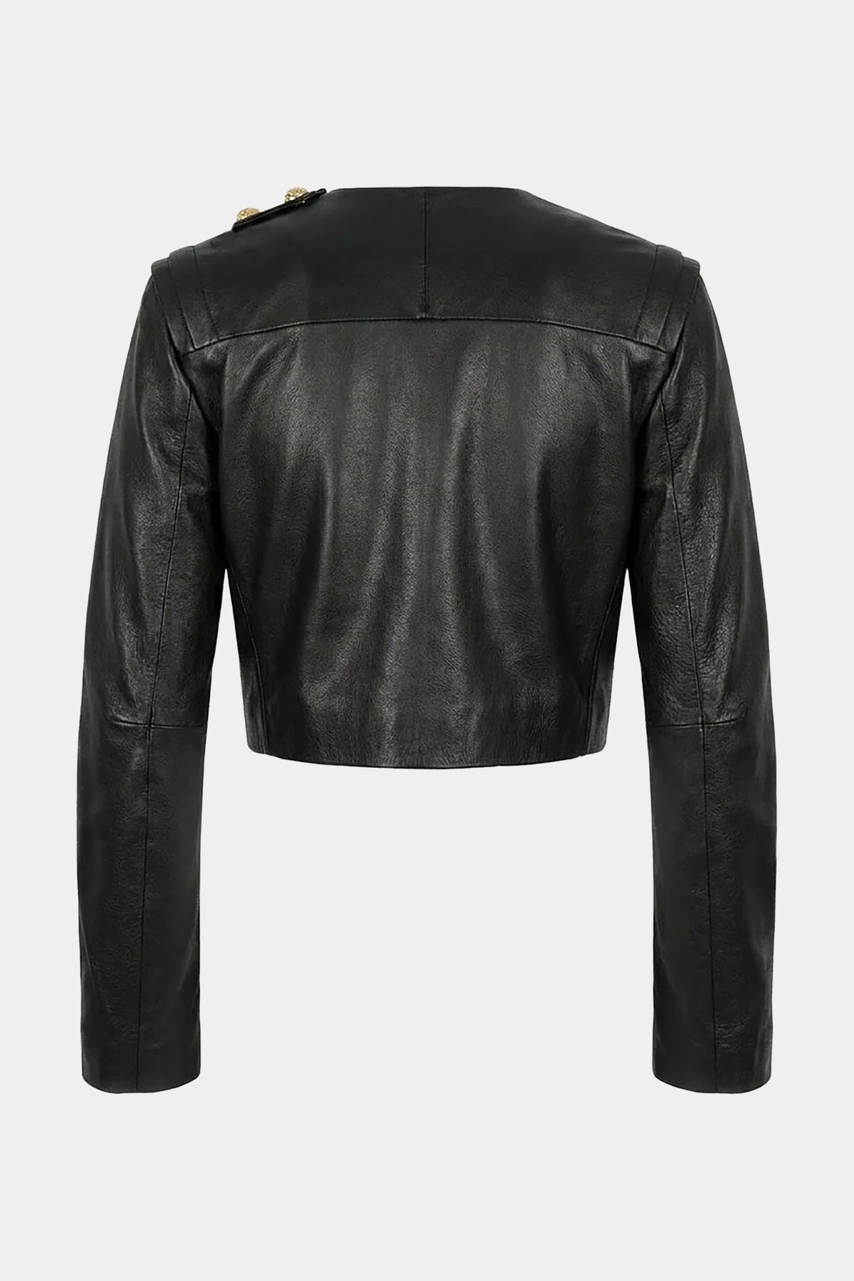 MYUS Salle D'Armes Jacket back in Italian lambskin leather available at Maxfield Los Angeles