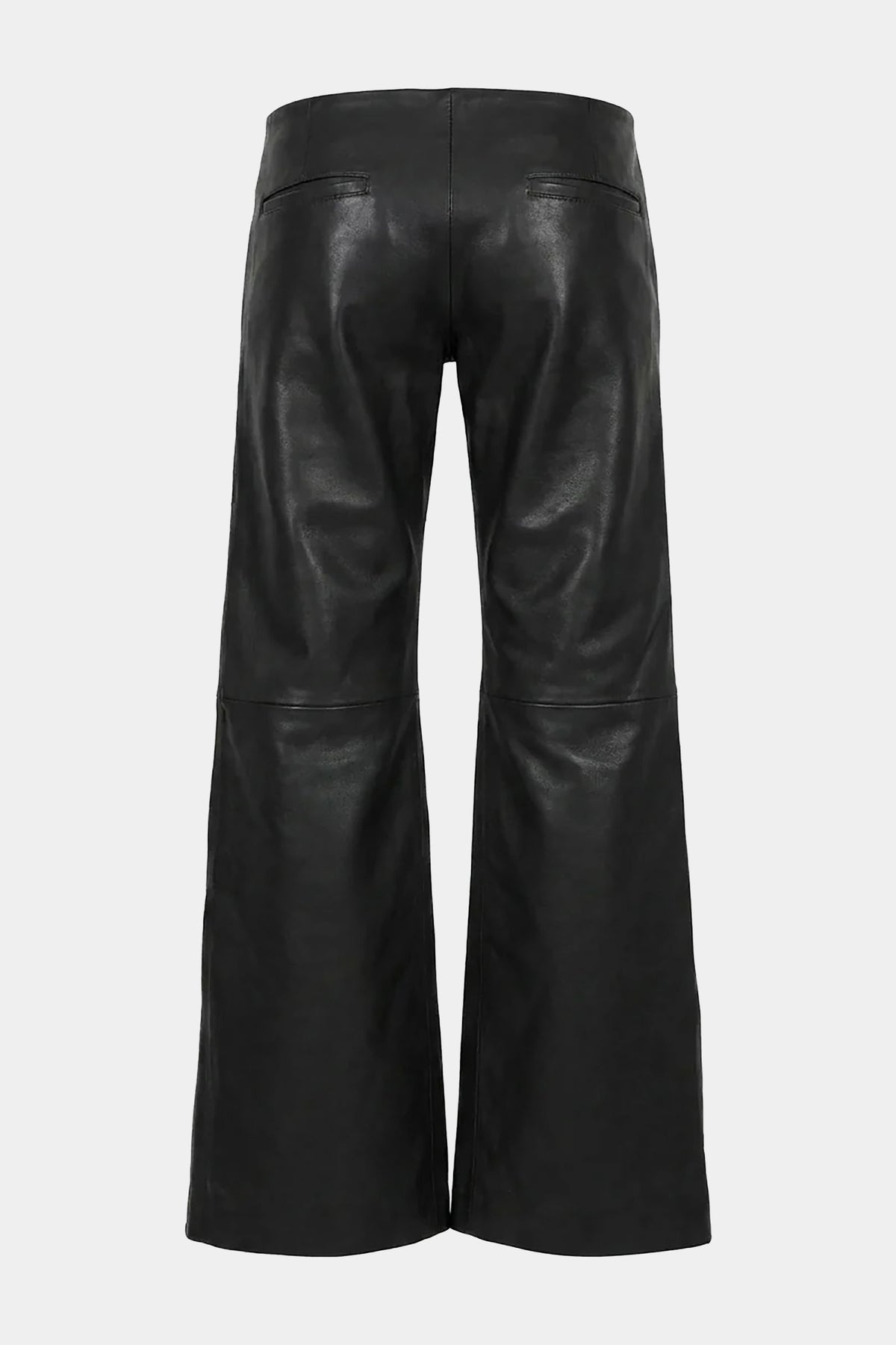 MYUS Bishop Trousers back in Italian lambskin leather available at Maxfield Los Angeles